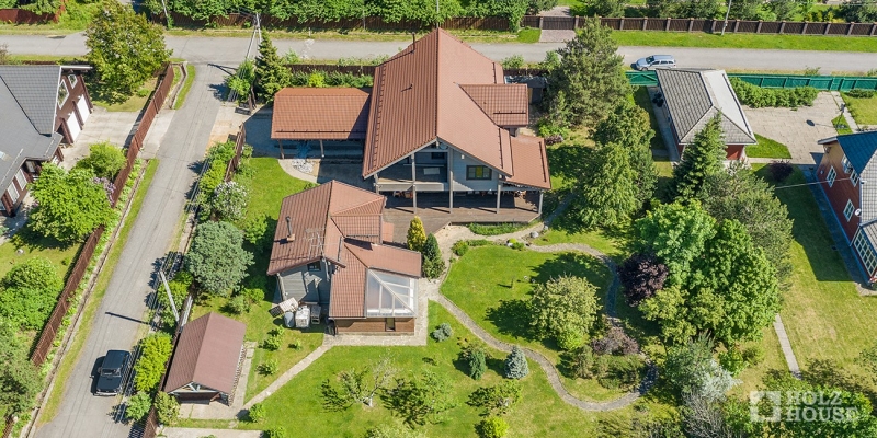 Двухэтажный дом из клееного бруса с террасой и балконом по проекту по проекту Ганновер - фото 3 на сайте Holz House