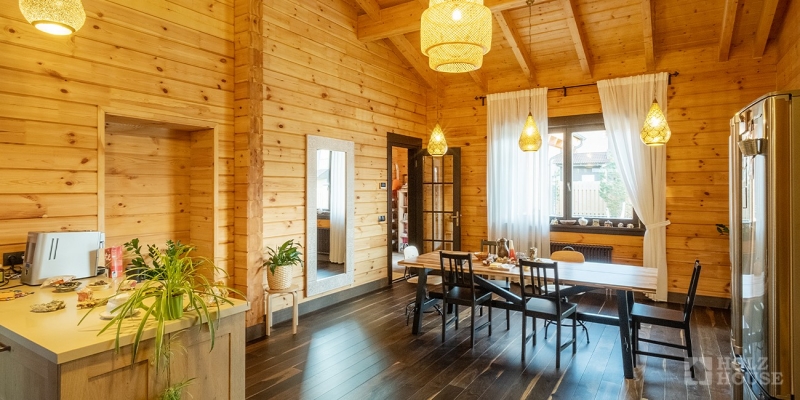 Одноэтажный коттедж с террасой и балконом по проекту по проекту Женева - фото 20 на сайте Holz House