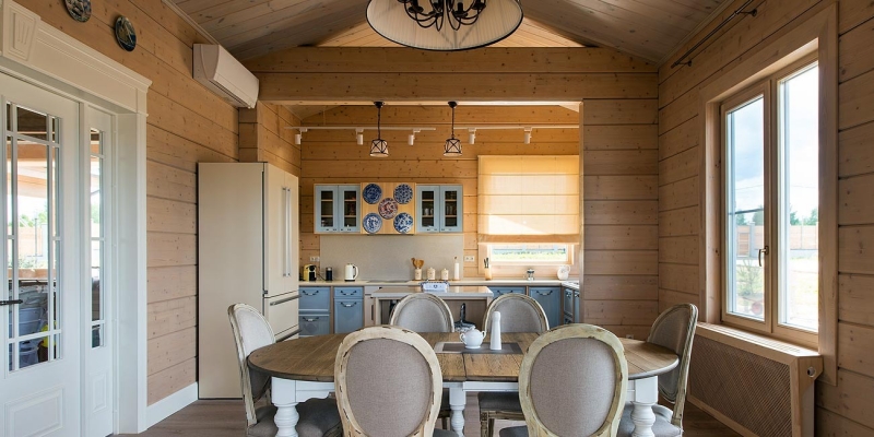 Двухэтажный дом с террасой и балконом по проекту Эра - фото 11 на сайте Holz House