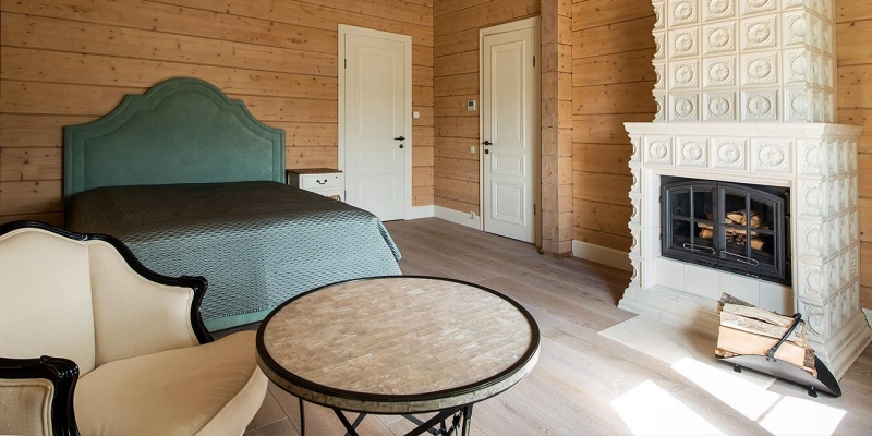 Двухэтажный дом с террасой и балконом по проекту Эра - фото 14 на сайте Holz House