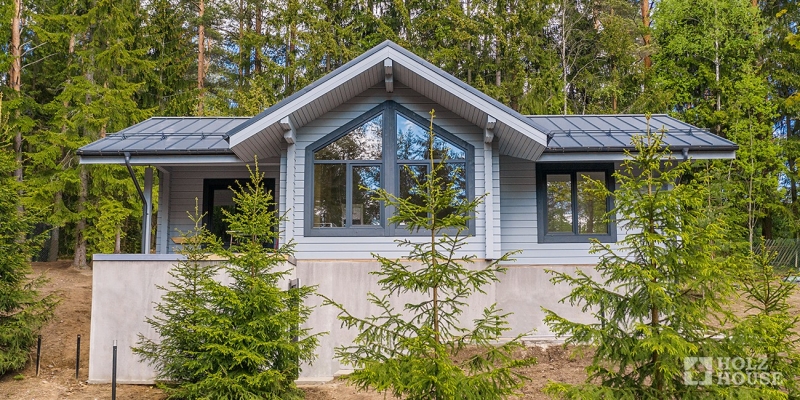 Маленький одноэтажный дом в скандинавском стиле по проекту Истад - фото 4 на сайте Holz House