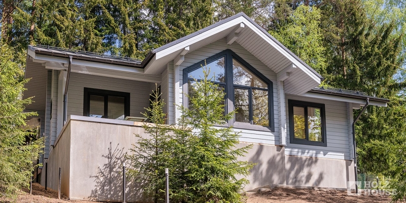 Маленький одноэтажный дом в скандинавском стиле по проекту Истад - фото 6 на сайте Holz House