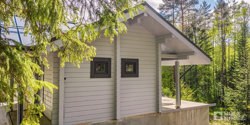 Маленький одноэтажный дом в скандинавском стиле по проекту Истад - фото 8 на сайте Holz House