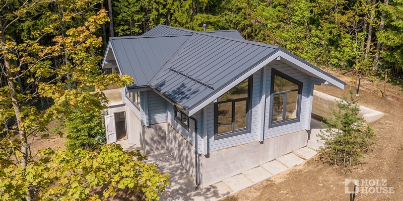 Маленький одноэтажный дом в скандинавском стиле по проекту Истад - фото 14 на сайте Holz House