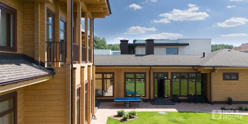 Дом из клееного бруса по проекту \"Кальяри\" Фото 4