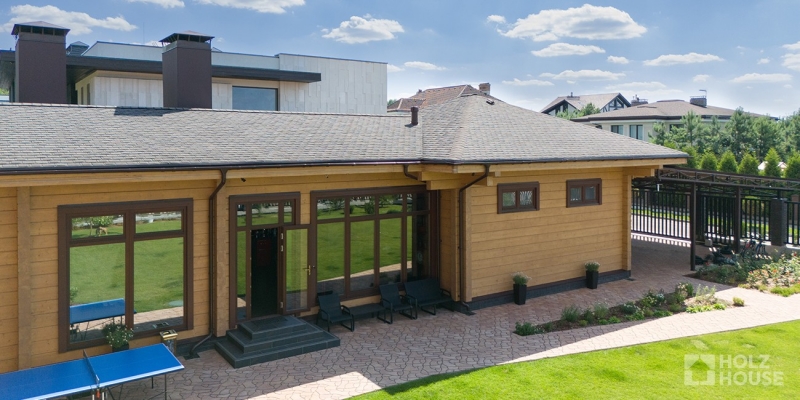 Дом из клееного бруса по проекту \"Кальяри\" Фото 5