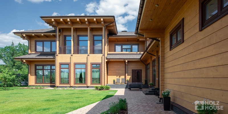 Дом из клееного бруса по проекту \"Кальяри\" Фото 10