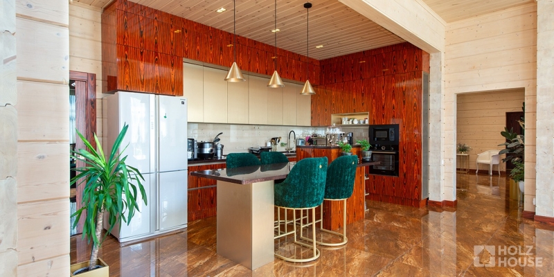 Дом из клееного бруса по проекту \"Кальяри\" Фото 18