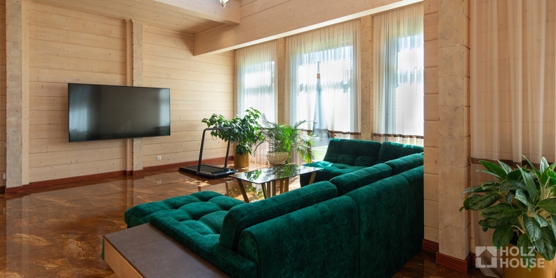 Дом из клееного бруса по проекту \"Кальяри\" Фото 19