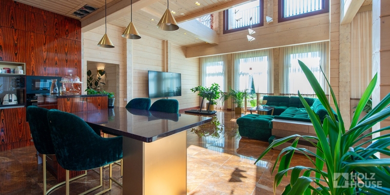 Дом из клееного бруса по проекту \"Кальяри\" Фото 23