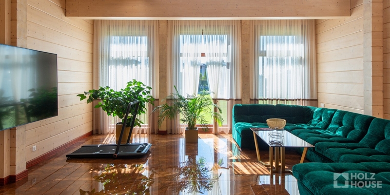 Дом из клееного бруса по проекту \"Кальяри\" Фото 24