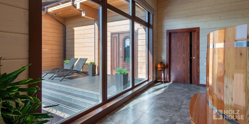 Дом из клееного бруса по проекту \"Кальяри\" Фото 44