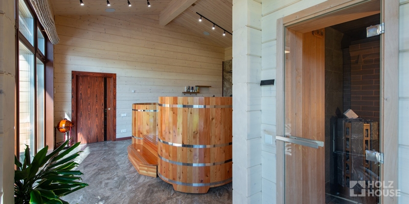 Дом из клееного бруса по проекту \"Кальяри\" Фото 45