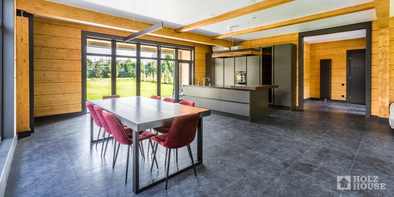 Двухэтажный дом-дуплекс из клееного бруса по проекту Кардифф - фото 10 на сайте Holz House