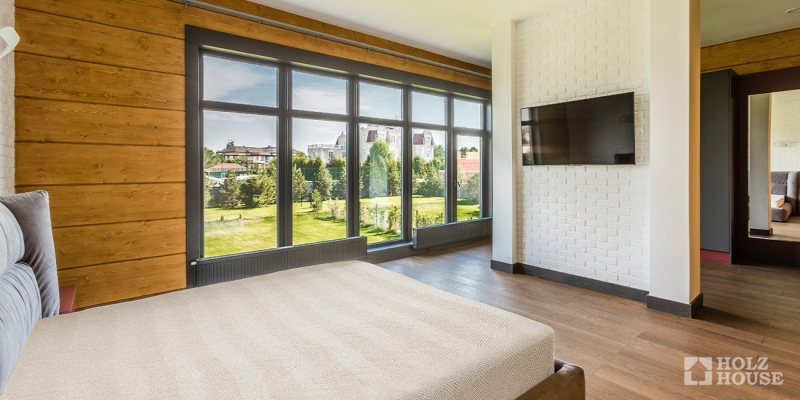 Двухэтажный дом-дуплекс из клееного бруса по проекту Кардифф - фото 20 на сайте Holz House