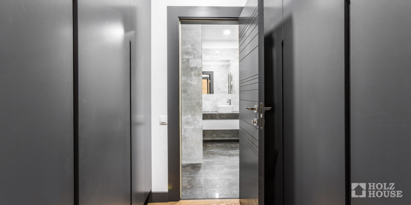 Двухэтажный дом-дуплекс из клееного бруса по проекту Кардифф - фото 28 на сайте Holz House