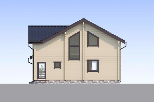 Лаконичный двухэтажный дом из клееного бруса по проекту Кёльн - фото 8 на сайте Holz House