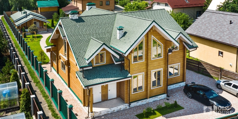 Двухэтажный дом из клееного бруса по проекту Корвет v2 - фото 6 на сайте Holz House