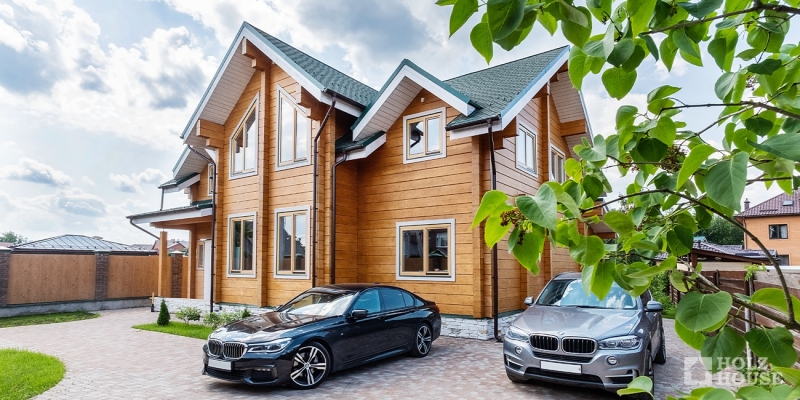 Двухэтажный дом из клееного бруса по проекту Корвет v2 - фото 11 на сайте Holz House