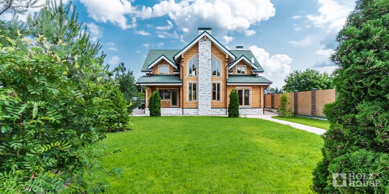 Двухэтажный дом из клееного бруса по проекту Корвет v2 - фото 13 на сайте Holz House