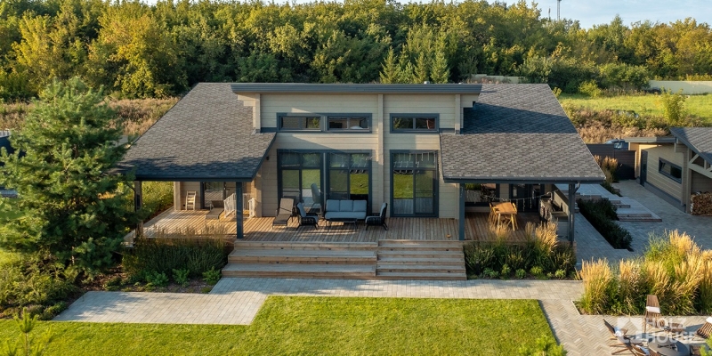 Дом из клееного бруса по проекту \"Квебек\" Фото 2