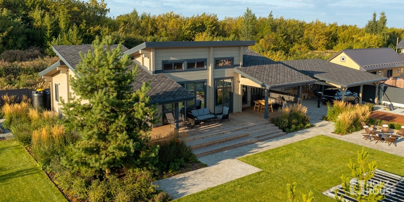 Дом из клееного бруса по проекту \"Квебек\" Фото 3