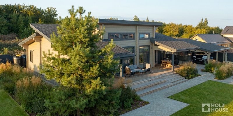 Дом из клееного бруса по проекту \"Квебек\" Фото 5