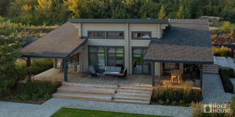 Дом из клееного бруса по проекту \"Квебек\" Фото 6