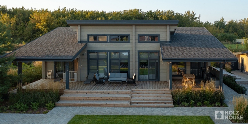 Дом из клееного бруса по проекту \"Квебек\" Фото 7