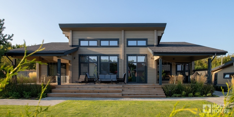 Дом из клееного бруса по проекту \"Квебек\" Фото 9