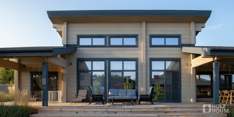 Дом из клееного бруса по проекту \"Квебек\" Фото 13