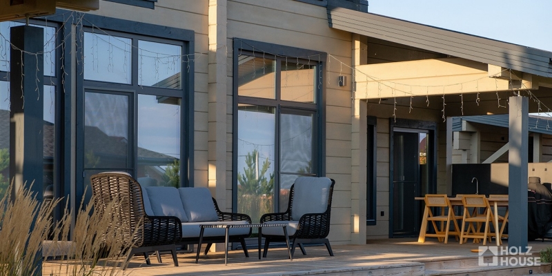 Дом из клееного бруса по проекту \"Квебек\" Фото 17