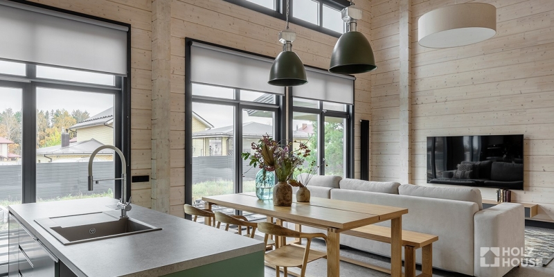 Дом из клееного бруса по проекту \"Квебек\" Фото 21