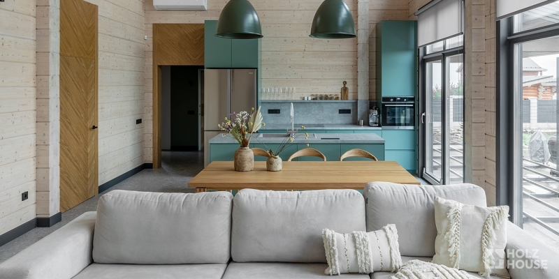 Дом из клееного бруса по проекту \"Квебек\" Фото 22