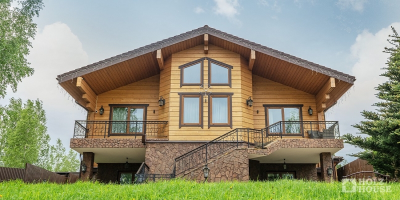 Коттедж из клееного бруса по проекту Ладога- фото 8 на сайте Holz House