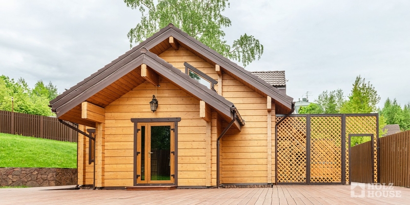 Коттедж из клееного бруса по проекту Ладога- фото 13 на сайте Holz House