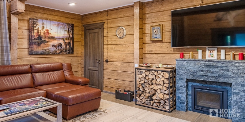 Коттедж из клееного бруса по проекту Ладога- фото 20 на сайте Holz House