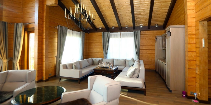 Коттедж из клееного бруса по проекту Ладога- фото 24 на сайте Holz House