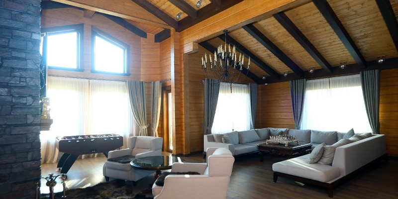 Коттедж из клееного бруса по проекту Ладога- фото 23 на сайте Holz House