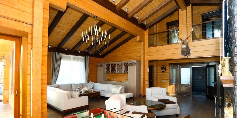 Коттедж из клееного бруса по проекту Ладога- фото 26 на сайте Holz House