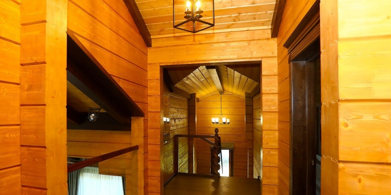 Коттедж из клееного бруса по проекту Ладога- фото 28 на сайте Holz House