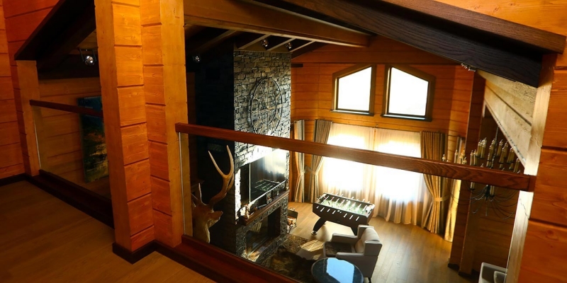 Коттедж из клееного бруса по проекту Ладога- фото 29 на сайте Holz House