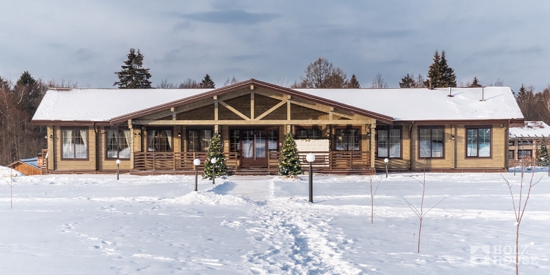 Построенные объекты Ресторан загородного экоотеля Лепота Holz House 2