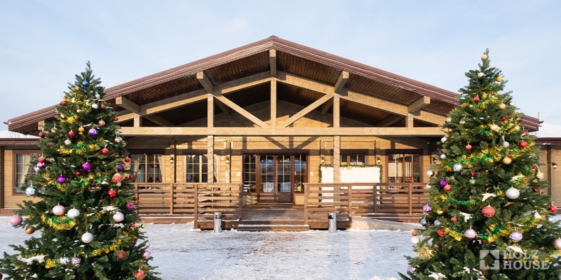 Построенные объекты Ресторан загородного экоотеля Лепота Holz House 3