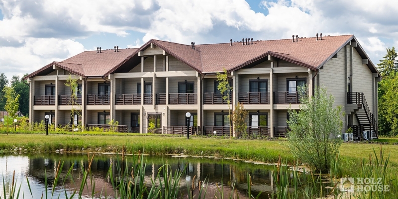 Гостиница из клееного бруса по проекту Лепота - фото 2 на сайте Holz House