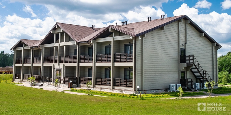 Гостиница из клееного бруса по проекту Лепота - фото 4 на сайте Holz House