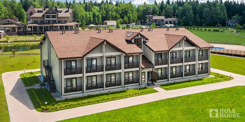 Гостиница из клееного бруса по проекту Лепота - фото 7 на сайте Holz House