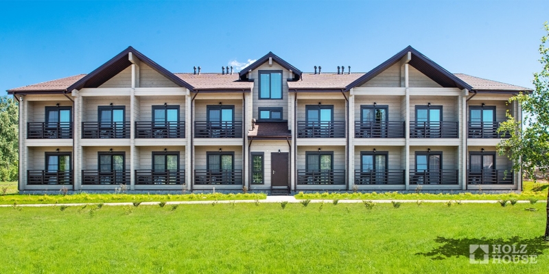 Гостиница из клееного бруса по проекту Лепота - фото 8 на сайте Holz House