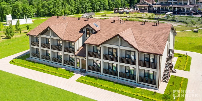 Гостиница из клееного бруса по проекту Лепота - фото 9 на сайте Holz House