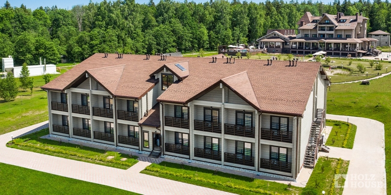 Гостиница из клееного бруса по проекту Лепота - фото 17 на сайте Holz House